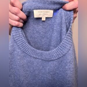 Sézane Oversized Soft Blue Crew Neck Sweater